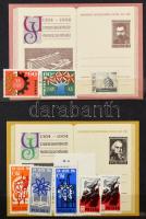 Schwaneberger 1929-es kiadású egyszerűsített album, üres + Lengyel ajándék berakó bélyegekkel, díjjegyesekkel