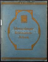 Schwaneberger 1929-es kiadású egyszerűsített album, üres + Lengyel ajándék berakó bélyegekkel, díjje...