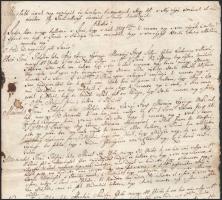 1820 Jolsva tanúvallatási jegyzőkönyv magyar nyelven sor megrontása miatti bírósági ügyben