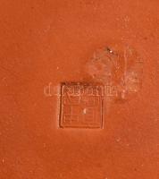 cca 1950 Kínai teás kanna. Jelzett, oldalán a készítő szignójával, illetve datálással, hibátlan, m: ...