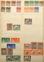 Kelet-afrikai angol gyarmatok tartalmas gyűjtemény, sok száz bélyeg teljes sorokkal, sok régivel, jo...