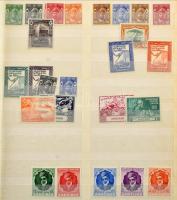 Kelet-afrikai angol gyarmatok tartalmas gyűjtemény, sok száz bélyeg teljes sorokkal, sok régivel, jo...