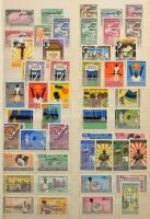 Kelet-afrikai angol gyarmatok tartalmas gyűjtemény, sok száz bélyeg teljes sorokkal, sok régivel, jo...