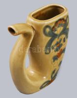 Kerámia kúrapohár, jelzett, m: 11 cm