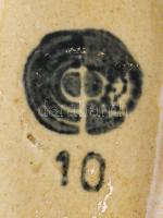Kerámia kúrapohár, jelzett, m: 11 cm