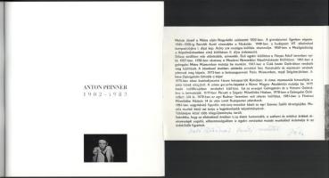 4 db katalógus - Molnár József; Anton Prinner; Szűcs Attila; Miháltz Pál. Kiadói papírkötés, jó álla...