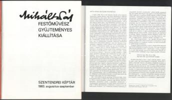 4 db katalógus - Molnár József; Anton Prinner; Szűcs Attila; Miháltz Pál. Kiadói papírkötés, jó álla...