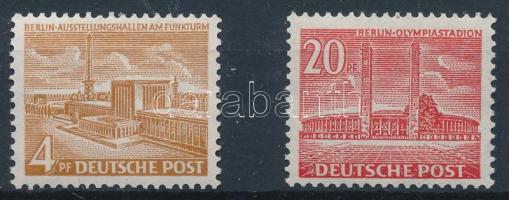 1953/1954 Épületek II. sor Mi 112-113 (Mi EUR 70.-)