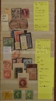 Érdekes, tartalmas hagyaték: főleg régi magyar és külföldi bélyegek berakókban, magyar és külföldi l...