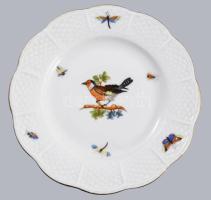 Herendi Rothschild mintás szendvicses készlet, jelzett, minimális kopással, d: 15 cm, h: 36 cm