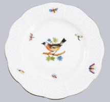 Herendi Rothschild mintás szendvicses készlet, jelzett, minimális kopással, d: 15 cm, h: 36 cm