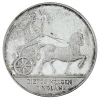 2000. "Tisza Volán Szeged - 50 éve az utazóközönség szolgálatában 1950-2000 / Biztos kézben a volán" ezüstözött fém emlékérem dísztokban (35mm) T:AU (eredetileg PP) patina