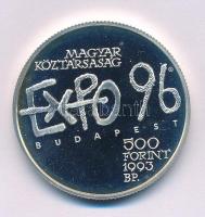 1993. 500Ft Ag "Expo 96" kapszulában T:PP Adamo EM131