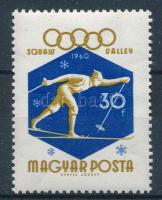 1960 Téli olimpia I. - Squaw Valley 30f "bekötött ujj" lemezhibával (10.000)