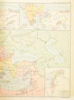 cca 1930 Barthos - Kurucz: Történelmi atlasz polgári iskolák számára. Bp., M. Kir. Honvéd Térképésze...