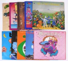 10 db mese lemez csomag (Hamupipőke, Helikoffer, Állatmesék, Alice tükörországban, stb.)