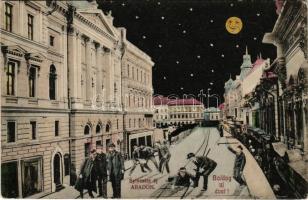 Arad, Szilveszter éj Aradon - Boldog Újévet! Humoros montázs részeg férfiakkal este / New Year's Eve - Humorous montage with drunk men at night (Rb)