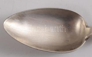 Ezüst (Ag) kanál, jelzett, dianás, nemesi címerrel 30 g