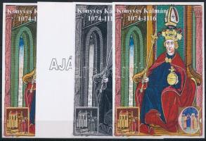 2025/02 Könyves Kálmán 4 darabos emlékív garnitúra (30.000)