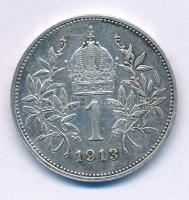 Ausztria 1913. 1K Ag "Ferenc József" T:XF Austria 1913. 1 Corona Ag "Franz Joseph" C:XF Krause KM#2820