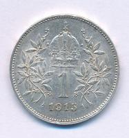 Ausztria 1915. 1K Ag "Ferenc József" T:XF Austria 1915. 1 Corona Ag "Franz Joseph" C:XF Krause KM#2820
