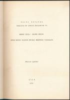 Henkey Gyula-kalmár László: Heves megyei palócok etnikai embertani vizsgálata. Eger, 1979. Megjelent...