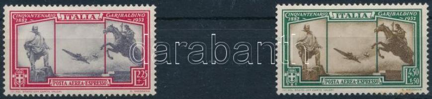 1932 Garibaldi 2 légiposta érték Mi 406-407