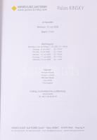 Kinsky régiség és műtárgy árverés katalógus 2002