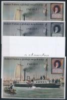 2025/05 Robert Fulton 4 darabos emlékív garnitúra (30.000)