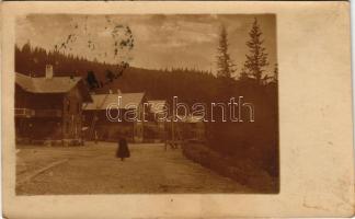 Storozhynets, Storojinet, Storoschynez, Storozyniec, Storozynetz (Bukovina, Bucovina, Bukowina); Karpathen Verein tourist rest houses. photo (fl)