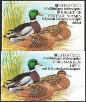 1988 Récék 10 db bélyegfüzet, 5-5 db angol és német nyelvű (25.000)