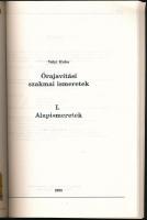 Vályi Huba: Órajavítási szakmai ismeretek I. Alapismeretek. 1995. Kiadói papírkötés, jó állapotban