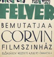 Cziglényi László (-): Félvér , bemutatja a Corvin Filmszínház, 1942 (Filmplakát terve). Tempera, fed...