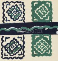 Cziglényi László (-): Félvér , bemutatja a Corvin Filmszínház, 1942 (Filmplakát terve). Tempera, fed...