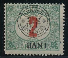 Nagyvárad 1919 Pirosszámú portó 2f BAN I lemezhibával, Bodor vizsgálójellel