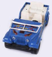 Metalcar Jeep CJ-7 autó, hiánnyal, h: 16 cm