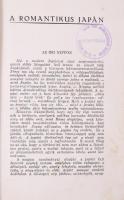 Mécs Alajos: Az ismeretlen Japán. Bp., 1942, Pantheon. Első kiadás. Kiadói vászon-kötés, laza fűzés....