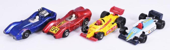 Matchbox 4 darab versenyautó, Turbo Fury, Blue Shark, Grand Prix Racing Car.