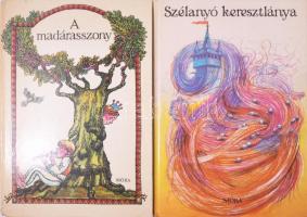 2 db - Szélanyó keresztlánya. Válogatta Cs. Meggyes Mária. 1986, Móra. + A madárasszony. Válogatta Cs. Meggyes Mária. 1986, Móra. Kiadói kartonált kötés, jó állapotban.