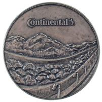 DN "Continental Rubber Industrial Kft. - Alapítva Szegeden 1966-ban / Continental" ezüstpatinázott fém plakett (60mm) T:AU