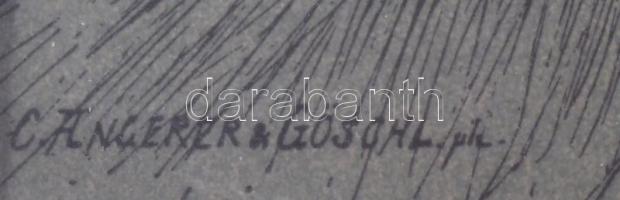 Koloman Moser (1868-1918): Szecessziós grafika ca 1910. 30x23 cm Paszpartuzva, modern keretben