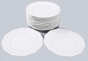 cca 1927 Rosenthal "Maria" 12 személyes süteményes tányér készlet. Jelzett, hibátlan, d: 20 cm