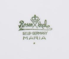 cca 1927 Rosenthal "Maria" 12 személyes süteményes tányér készlet. Jelzett, hibátlan, d: 2...