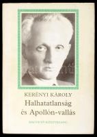 Kerényi Károly: Halhatatlanság és Apollón-vallás (Ókortudományi tanulmányok 1918-1943), Magvető Kiadó, 1984. Kiadói vászon-kötés, papír védőborítóval