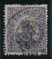 Nagyvárad 1919 Hadisegély 15f eltolódott felülnyomással, Bodor