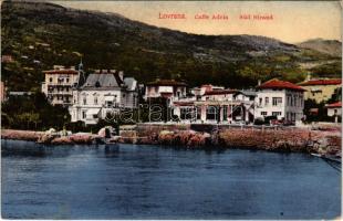 1913 Lovran, Lovrana; Caffe Adria, Südstrand / café, seashore (EK)