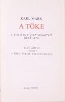 Marx: A tőke I-III. Kossuth Könyvkiadó, 1978. Kiadói egészvászon-kötés