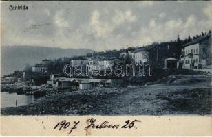 1907 Fiume, Rijeka; Cantrida / Kantrida, Grand Bagno Restaurant Cantrida (EK)