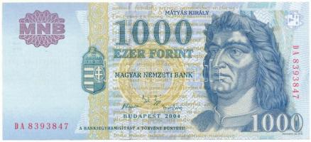 2004. 1000Ft "DA 8393847" T:F szép papír