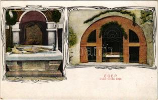 Eger, Dobó István sírja. Art Nouveau (EK)